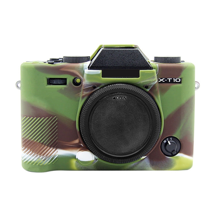 PULUZ Soft Silicone Protective Case for FUJIFILM XT10(Camouflage) - Protective Case by PULUZ | Online Shopping South Africa | PMC TechLife | Buy Now Pay Later Mobicred