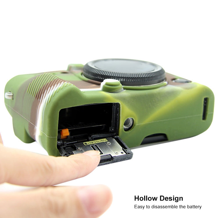 PULUZ Soft Silicone Protective Case for FUJIFILM XT10(Camouflage) - Protective Case by PULUZ | Online Shopping South Africa | PMC TechLife | Buy Now Pay Later Mobicred