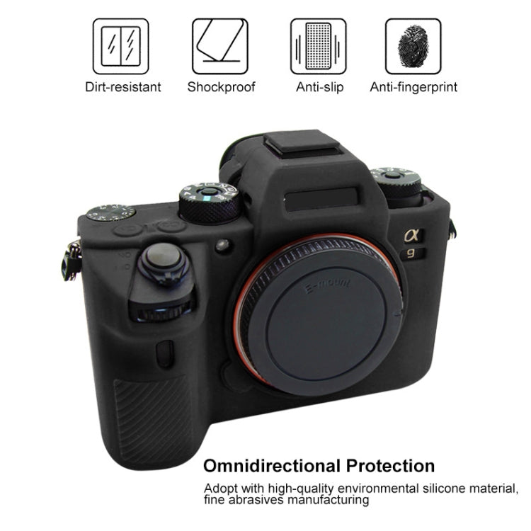 PULUZ Soft Silicone Protective Case for Sony A9 (ILCE-9) / A7 III/ A7R  III(Black) - Protective Case by PULUZ | Online Shopping South Africa | PMC TechLife | Buy Now Pay Later Mobicred