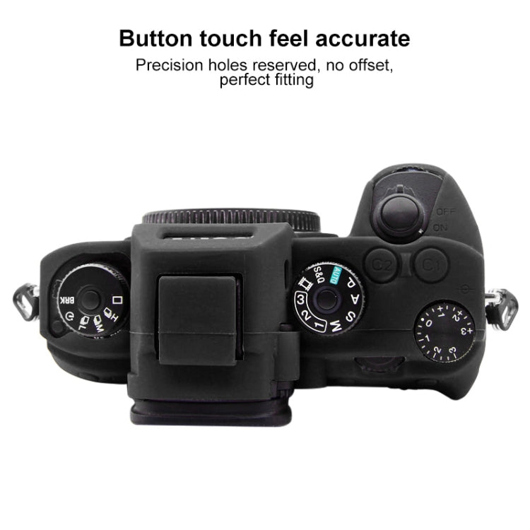 PULUZ Soft Silicone Protective Case for Sony A9 (ILCE-9) / A7 III/ A7R  III(Black) - Protective Case by PULUZ | Online Shopping South Africa | PMC TechLife | Buy Now Pay Later Mobicred