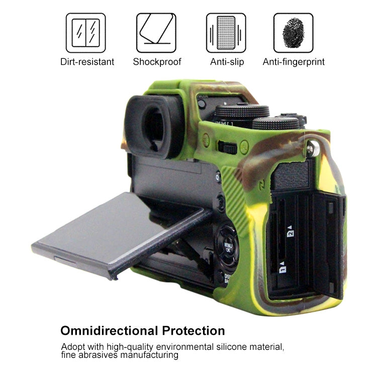 PULUZ Soft Silicone Protective Case for FUJIFILM XT3(Camouflage) - Protective Case by PULUZ | Online Shopping South Africa | PMC TechLife | Buy Now Pay Later Mobicred