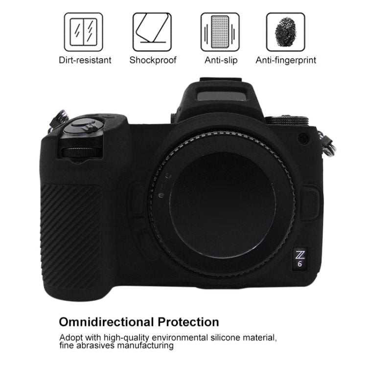 PULUZ Soft Silicone Protective Case for Nikon Z6 / Z7(Black) - Protective Case by PULUZ | Online Shopping South Africa | PMC TechLife | Buy Now Pay Later Mobicred