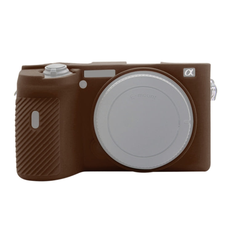 PULUZ Soft Silicone Protective Case for Sony A6600 / ILCE-6600(Coffee) - Protective Case by PULUZ | Online Shopping South Africa | PMC TechLife | Buy Now Pay Later Mobicred