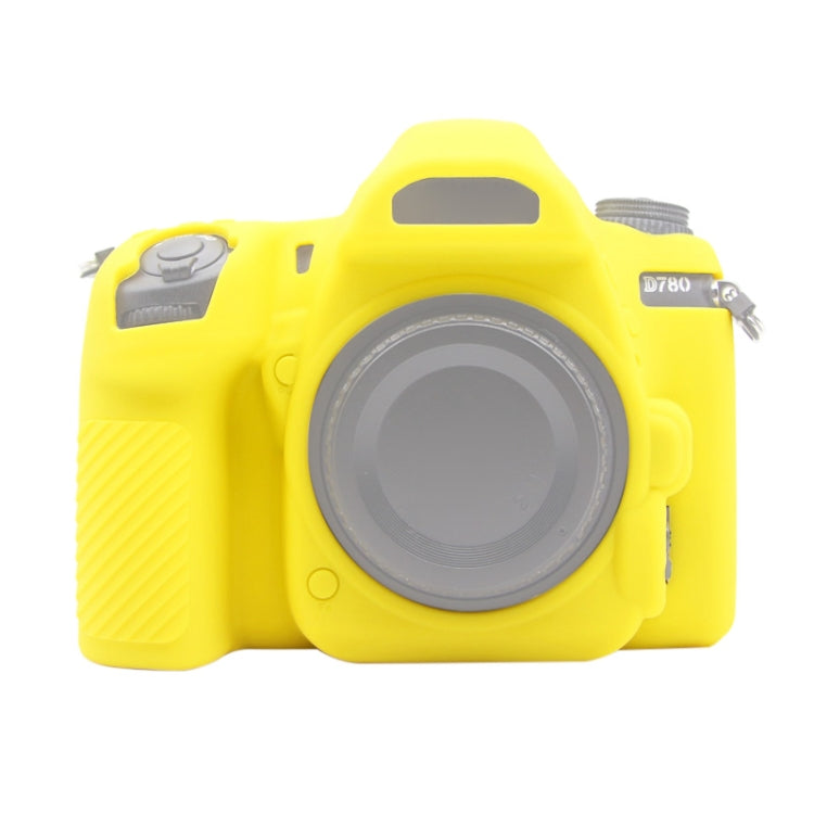 PULUZ Soft Silicone Protective Case for Nikon D780(Yellow) - free shipping - PMC TechLife - Order now!