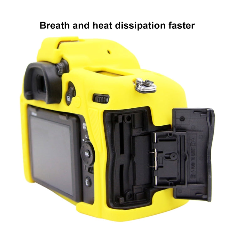 PULUZ Soft Silicone Protective Case for Nikon D780(Yellow) - free shipping - PMC TechLife - Order now!
