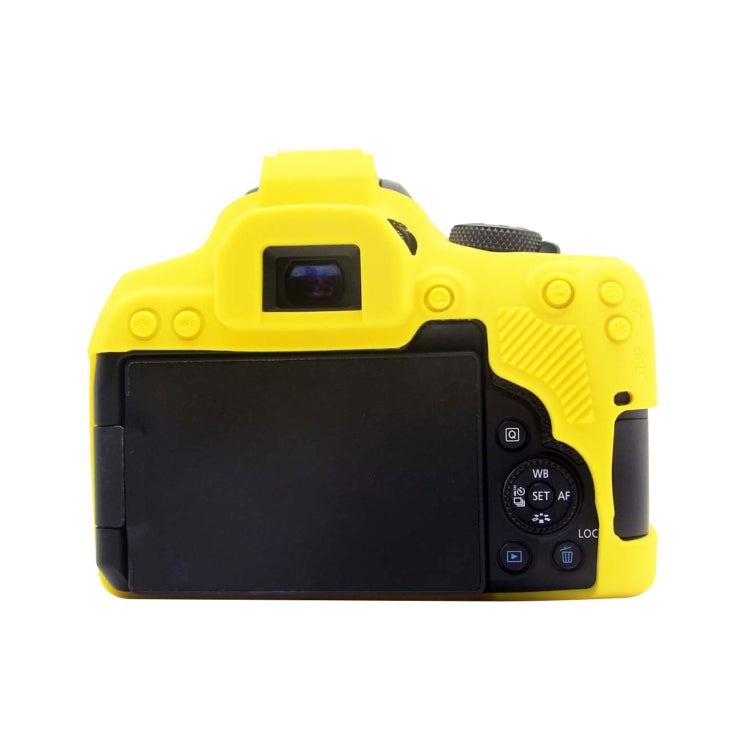 PULUZ Soft Silicone Protective Case for Canon EOS 850D(Yellow) - Protective Case by PULUZ | Online Shopping South Africa | PMC TechLife | Buy Now Pay Later Mobicred