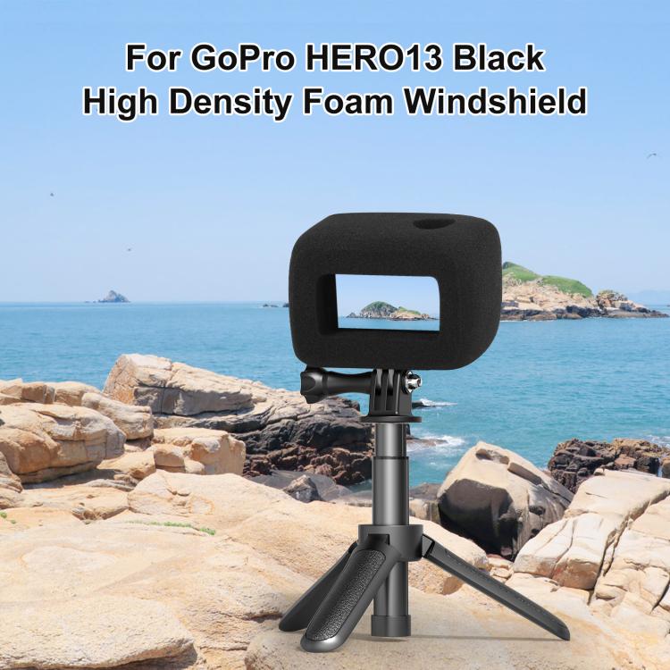 For GoPro HERO13 Black PULUZ Foam Windshield Housing Case (Black) - free shipping - PMC Jewellery - Order now!
