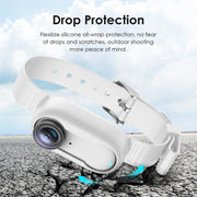 For Insta360 GO 3 / GO 3S PULUZ Camera Silicone Case Wristband Bicycle Strap Extension Mount (White)