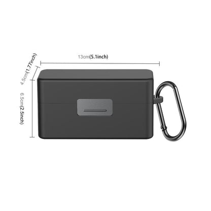 For DJI Mic 2 PULUZ Charging Case Silicone Scratch-proof Protective Cover (Black) - free shipping - PMC Jewellery - Order now!