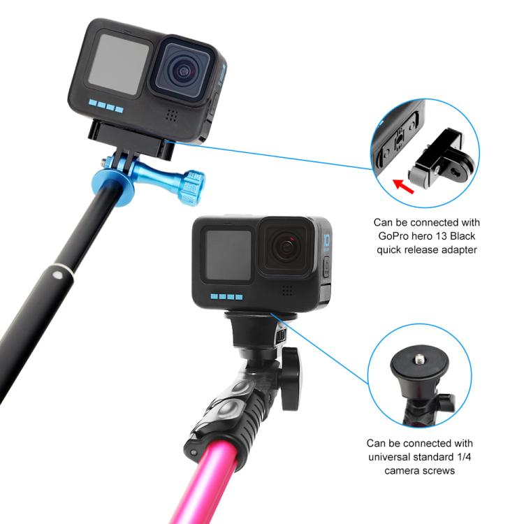PULUZ Quick Release Magnetic Folding Base Adapter for GoPro HERO12 Black /11 Black /11 Black mini /10 Black /9 Black /8 Black / Max (Black)