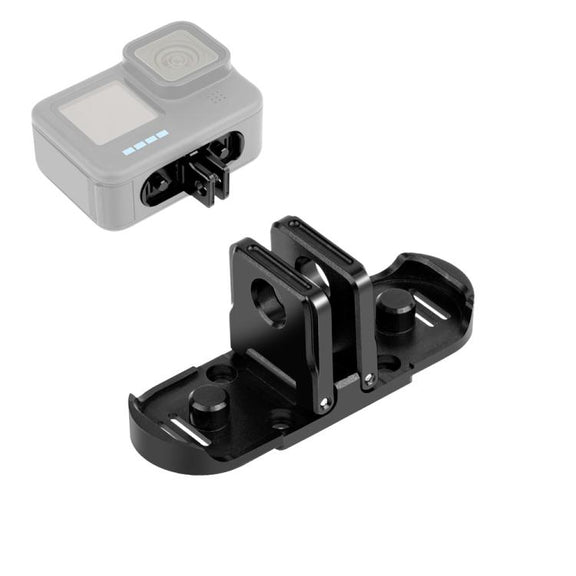 PULUZ Quick Release Magnetic Folding Base Adapter for GoPro HERO12 Black /11 Black /11 Black mini /10 Black /9 Black /8 Black / Max (Black)