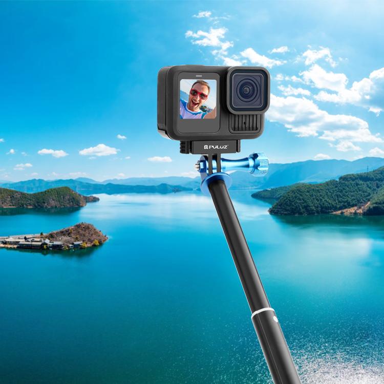 PULUZ Quick Release Magnetic Folding Finger Base Mount for GoPro HERO12 Black /11 Black /11 Black mini /10 Black /9 Black /8 Black / Max (Black)