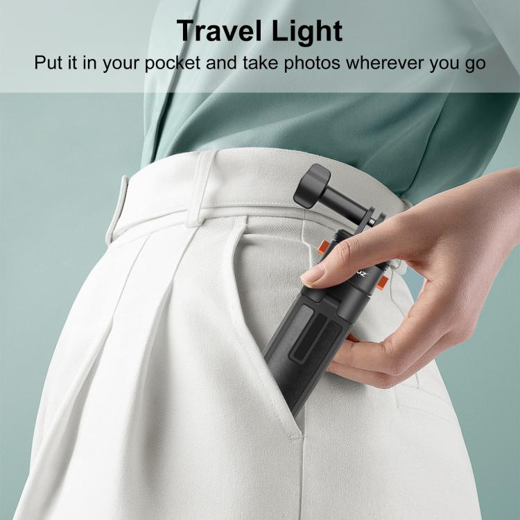PULUZ Mini Magnetic Quick Release Selfie Stick Tripod (Black)