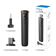 PULUZ Mini Magnetic Quick Release Selfie Stick Tripod (Black)