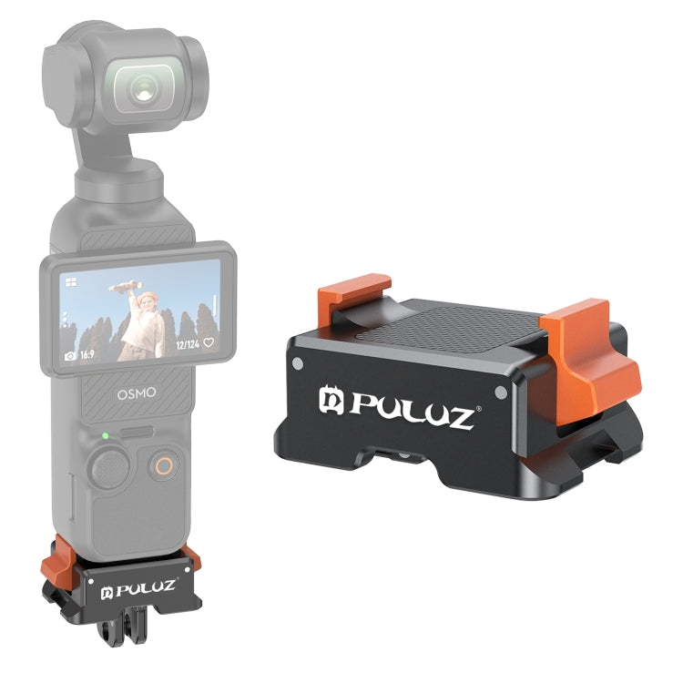 For DJI Osmo Pocket 3 PULUZ Quick Release Mount Adapter (Black) - free shipping - PMC TechLife - Order now!