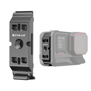 PULUZ ACE / AC Aluminum Alloy Vertical Shooting Magnetic Quick-release Battery Side Interface Cover for Insta360 Ace Pro 2 (Black)
