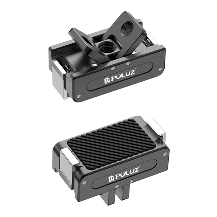 For DJI Osmo Action 5 Pro / 4 / 3 / Osmo 360 PULUZ Magnetic Quick Release Metal Base (Black) - free shipping - PMC Jewellery - Order now!