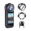 For Insta360 X5 PULUZ Snap-on Optical Tempered Glass Lens Guard Protective Cover (Transparent) - free shipping - PMC TechLife - Order now!