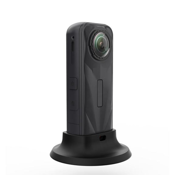 For Insta360 X5 PULUZ Silicone Dock Desktop Adhesive Base Bracket (Black)
