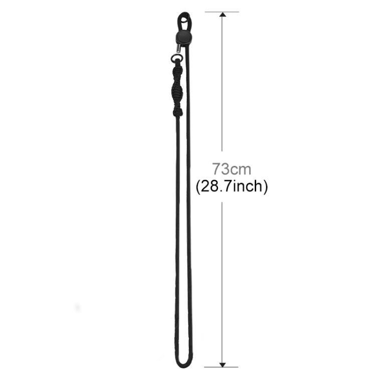 PULUZ Sports Camera Lanyard Long Adjustable Anti-lost Rope for DJI OSMO Pocket 3 / Insta360 X5 (Black) - free shipping - PMC Jewellery - Order now!