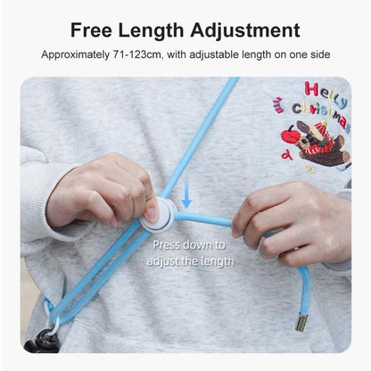 PULUZ Sports Camera Lanyard Long Adjustable Anti-lost Rope for DJI OSMO Pocket 3 / Insta360 X5 (Blue) - free shipping - PMC Jewellery - Order now!