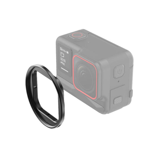 For Insta360 Ace Pro 2 PULUZ Filter Holder Metal Protective Filter Frame (Black) - free shipping - PMC Jewellery - Order now!