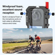 For Insta360 X5 PULUZ Metal Protective Cage Rig Housing Frame with Lens Cover (Black)