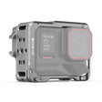 For Insta360 Ace Pro 2 PULUZ Aluminum Alloy Protective Cage Rig Dual Cold Shoe Housing Frame (Silver) - free shipping - PMC TechLife - Order now!