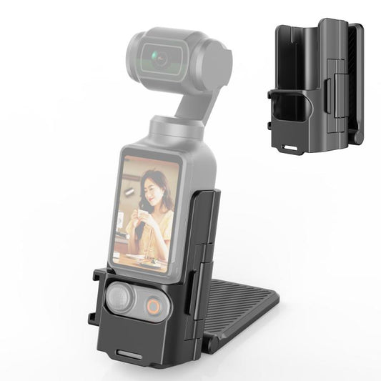For DJI Osmo Pocket 3 PULUZ Folding Magnetic Mount Base Bracket (Black) - free shipping - PMC Jewellery - Order now!