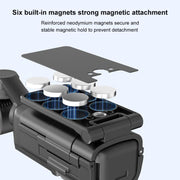 For DJI Osmo Pocket 3 PULUZ Folding Magnetic Mount Base Bracket (Black)