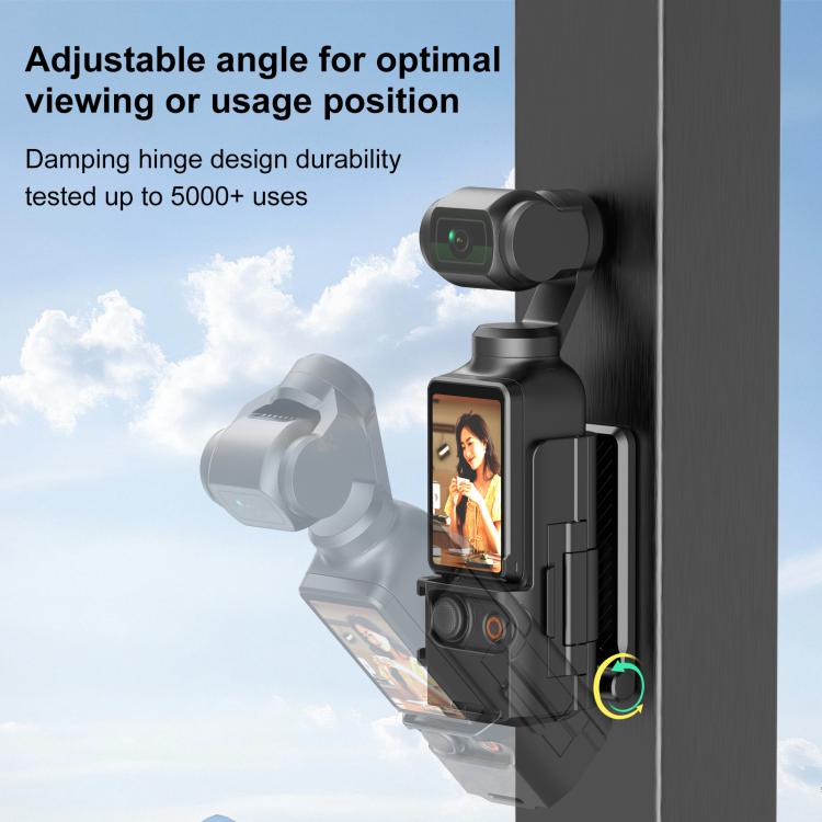 For DJI Osmo Pocket 3 PULUZ Folding Magnetic Mount Base Bracket (Black) - free shipping - PMC TechLife - Order now!