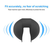 For Insta360 X5 PULUZ Invisible Dive Case Lens Guard Silicone Protective Lens Cap Cover (Black)