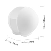 For Insta360 X5 PULUZ Invisible Dive Case Lens Guard Silicone Protective Lens Cap Cover (White)