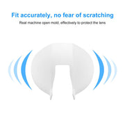 For Insta360 X5 PULUZ Invisible Dive Case Lens Guard Silicone Protective Lens Cap Cover (White)