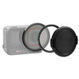 For Insta360 Ace Pro 2 PULUZ 52mm UV Lens Filter Adapter Ring with Lens Cover (Black) - free shipping - PMC TechLife - Order now!