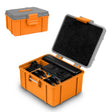 For DJI Osmo Action 5 Pro / 4 / 3 PULUZ Waterproof Hard Carrying Suitcase Outdoor Protective Storage Box (Orange) - free shipping - PMC TechLife - Order now!