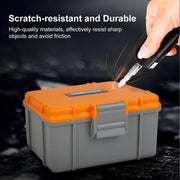 For DJI Osmo Action 5 Pro / 4 / 3 PULUZ Water-resistant Hard Carrying Suitcase Outdoor Protective Storage Box (Grey)