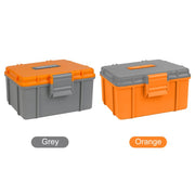 For DJI Osmo Action 5 Pro / 4 / 3 PULUZ Water-resistant Hard Carrying Suitcase Outdoor Protective Storage Box (Grey)