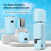 For DJI OSMO Pocket 3 PULUZ 6 in 1 Body Lens Handle Screen Mic Silicone TPU Cover (Mint Green)