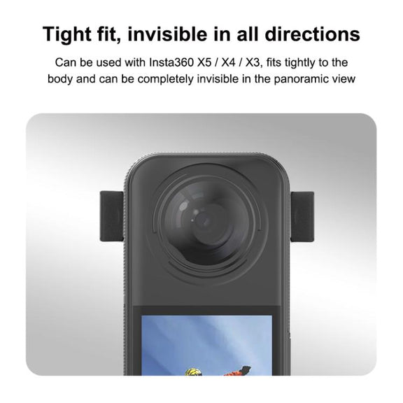 For Insta360 X5 / X4 / X3 PULUZ 6pcs Noise Reduction Windshield Foam Gasket (Black)