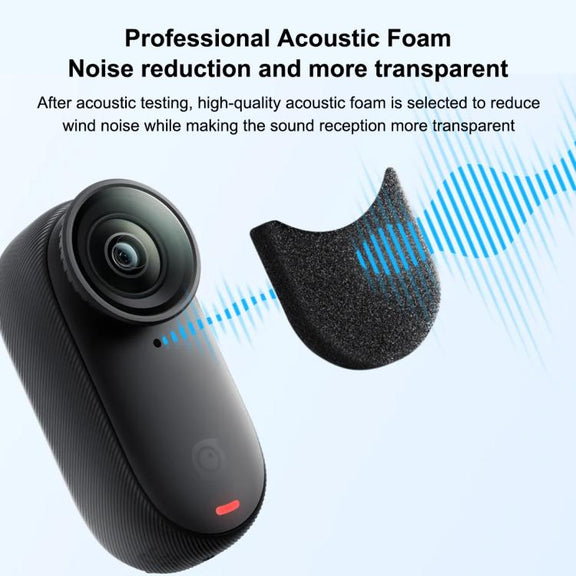 For Insta360 GO 3 / 3S PULUZ 6pcs Noise Reduction Windshield Foam Gasket (Black)