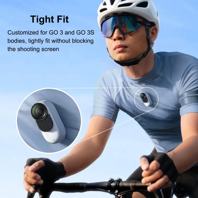 For Insta360 GO 3 / 3S PULUZ 6pcs Noise Reduction Windshield Foam Gasket (Black) - free shipping - PMC TechLife - Order now!