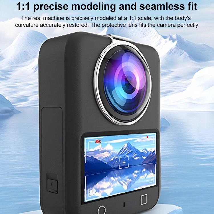 For DJI Osmo 360 PULUZ Lens Guard PC Protective Cover (Transparent)