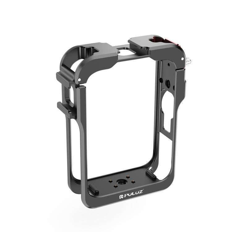For DJI Osmo 360 PULUZ Aluminum Alloy Protective Cage Expansion Frame with Lens Cover (Black) - free shipping - PMC TechLife - Order now!