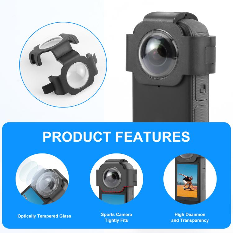 For Insta360 X3 PULUZ Lens Guard Protective Cover - Len Accessories by PULUZ | Online Shopping South Africa | PMC TechLife | Buy Now Pay Later Mobicred