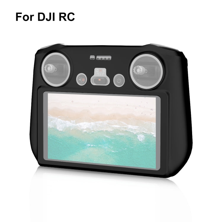 For DJI Mini 3 Pro / DJI RC with Screen PULUZ Silicone Protective Case(Black) - Carry Cases & Bags by PULUZ | Online Shopping South Africa | PMC TechLife | Buy Now Pay Later Mobicred