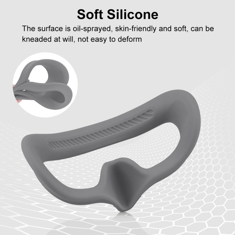 For DJI Avata Goggles 2 PULUZ Flying Eye Mask Silicone Protective Case (Grey) - Cases & Bags by PULUZ | Online Shopping South Africa | PMC Jewellery | Buy Now Pay Later Mobicred