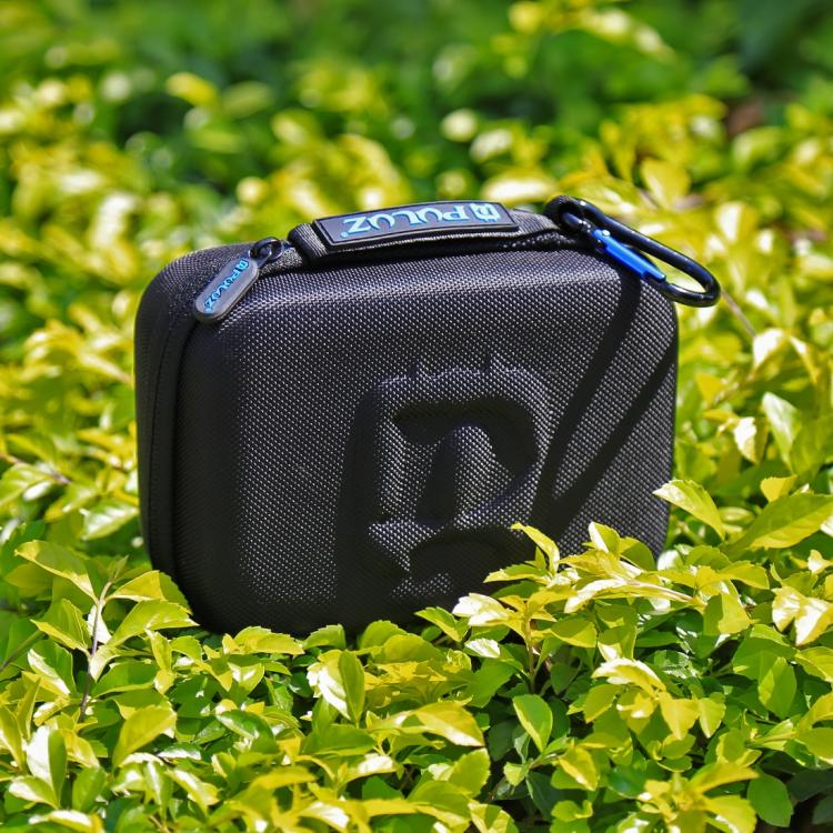 PULUZ Water-resistant Carrying and Travel Case for GoPro, DJI Osmo Action and other Sport Cameras Accessories, Small Size: 16cm x 12cm x 7cm(Black)