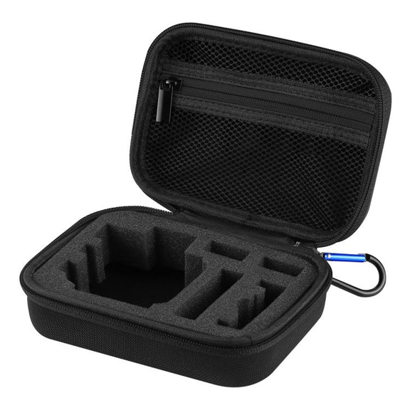 PULUZ Water-resistant Carrying and Travel Case for GoPro, DJI Osmo Action and other Sport Cameras Accessories, Small Size: 16cm x 12cm x 7cm(Black)