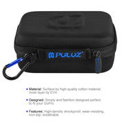 PULUZ Water-resistant Carrying and Travel Case for GoPro, DJI Osmo Action and other Sport Cameras Accessories, Small Size: 16cm x 12cm x 7cm(Black)